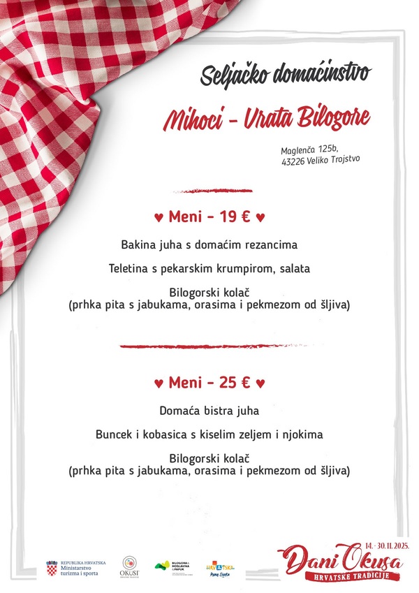 Dani okusa 2025 043 jelovnik Mihoci