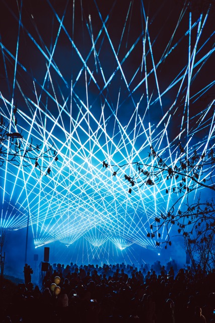 festival svjetla JulienDuval Laser Show