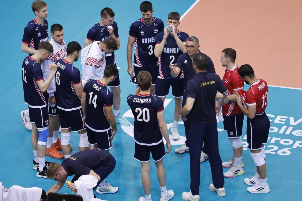 Hrvatske odbojkaške reprezentacije tijekom utakmica Europske zlatne lige